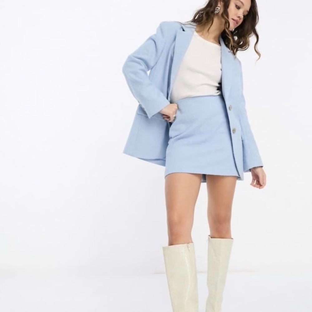 Express Light Blue Blazer
